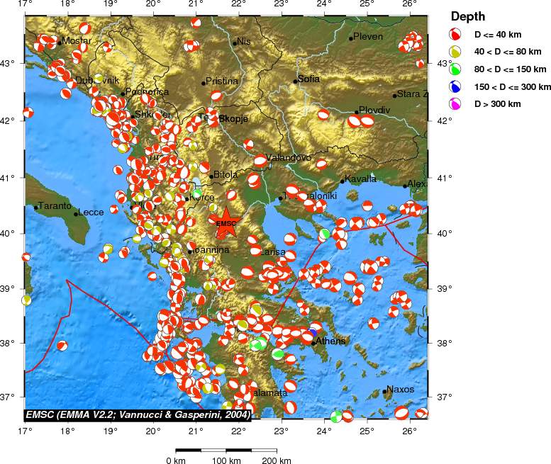 Regional moment Tensor