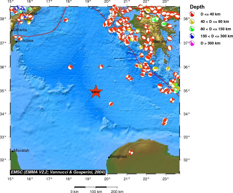 Regional moment Tensor