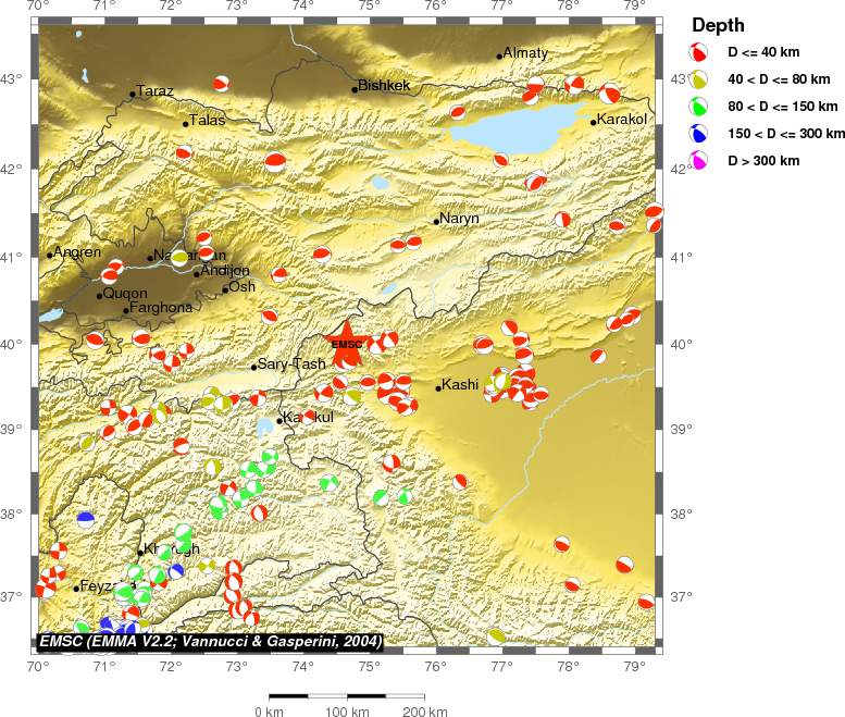 Regional moment Tensor