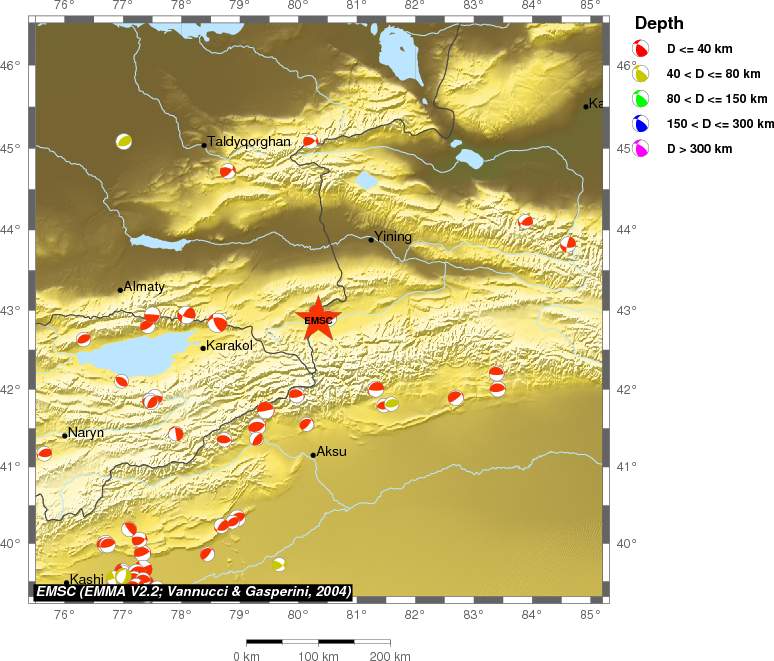 Regional moment Tensor