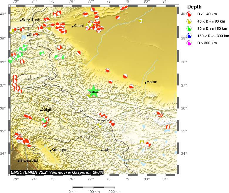 Regional moment Tensor