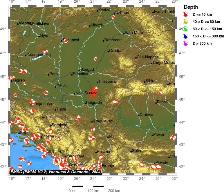 Regional moment Tensor