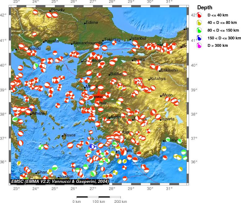 Regional moment Tensor