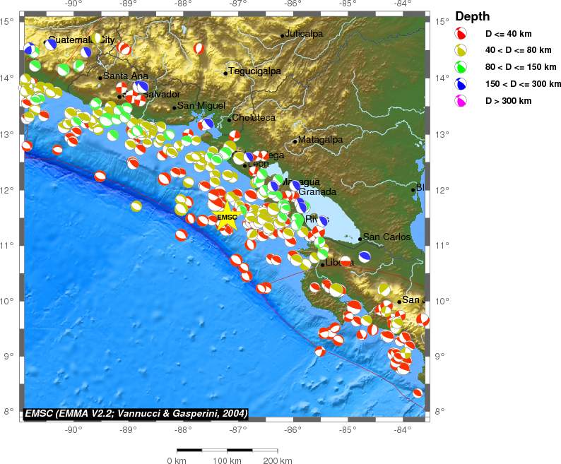 Regional moment Tensor