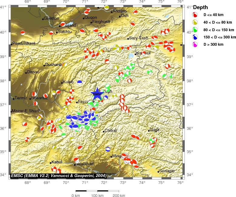 Regional moment Tensor