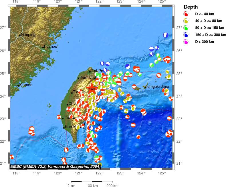Regional moment Tensor