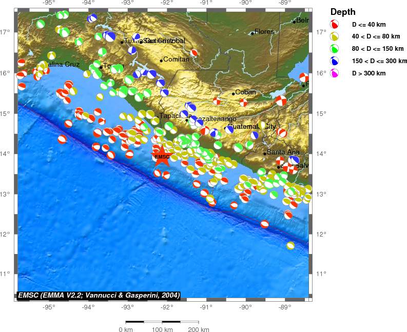 Regional moment Tensor