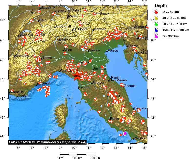Regional moment Tensor