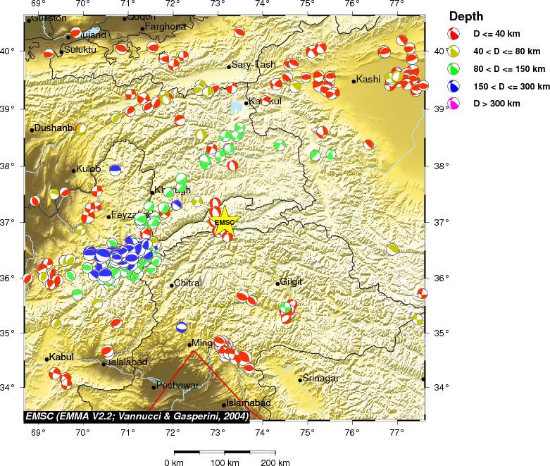 Regional moment Tensor