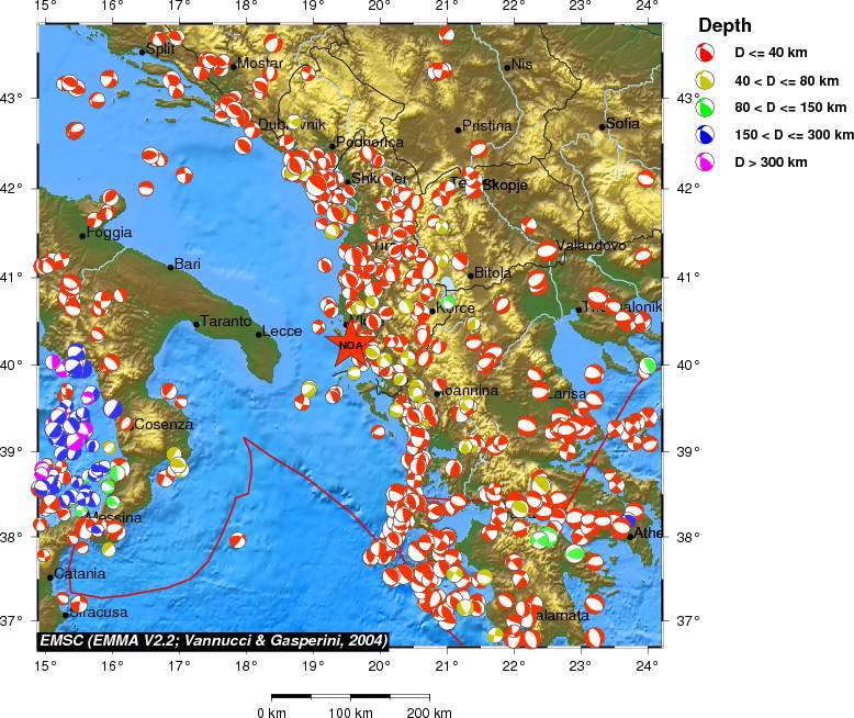Regional moment Tensor