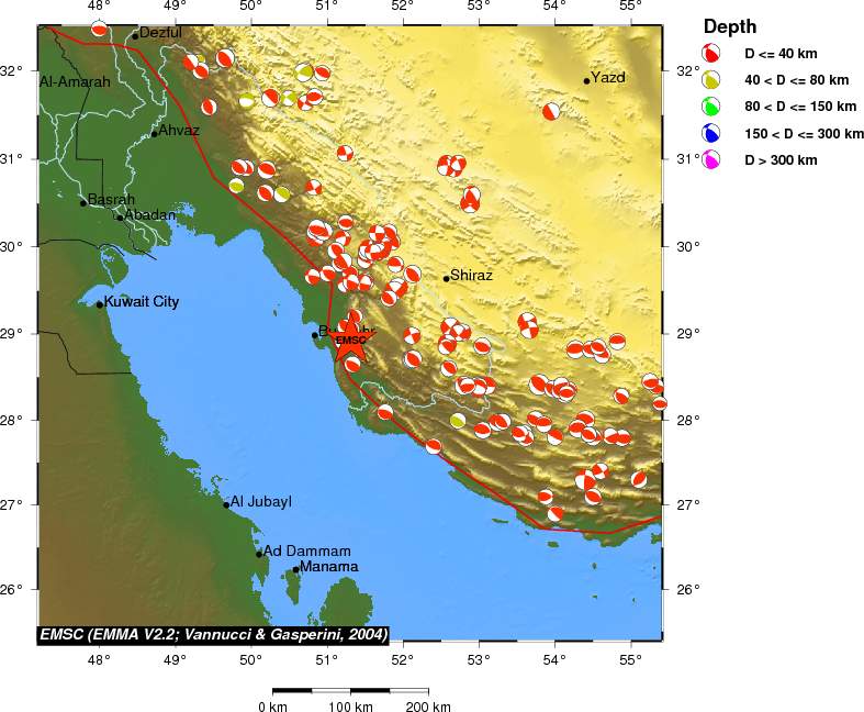 Regional moment Tensor