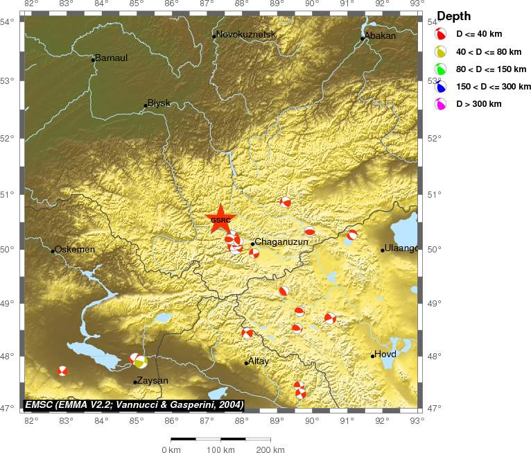 Regional moment Tensor