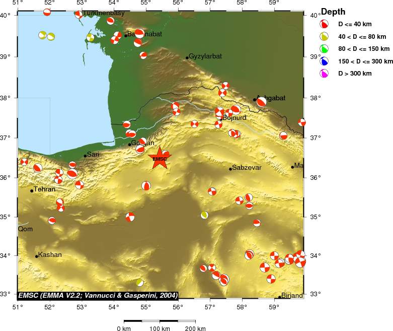 Regional moment Tensor