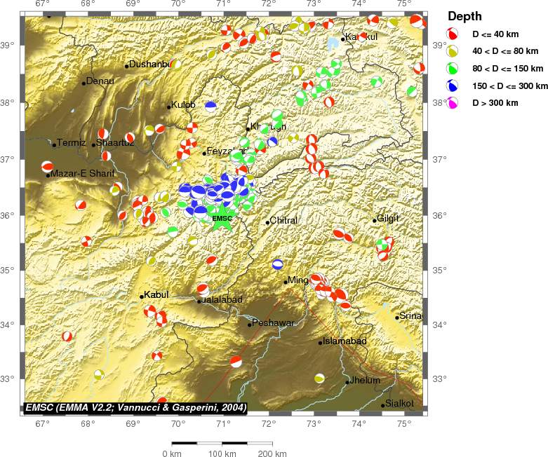 Regional moment Tensor