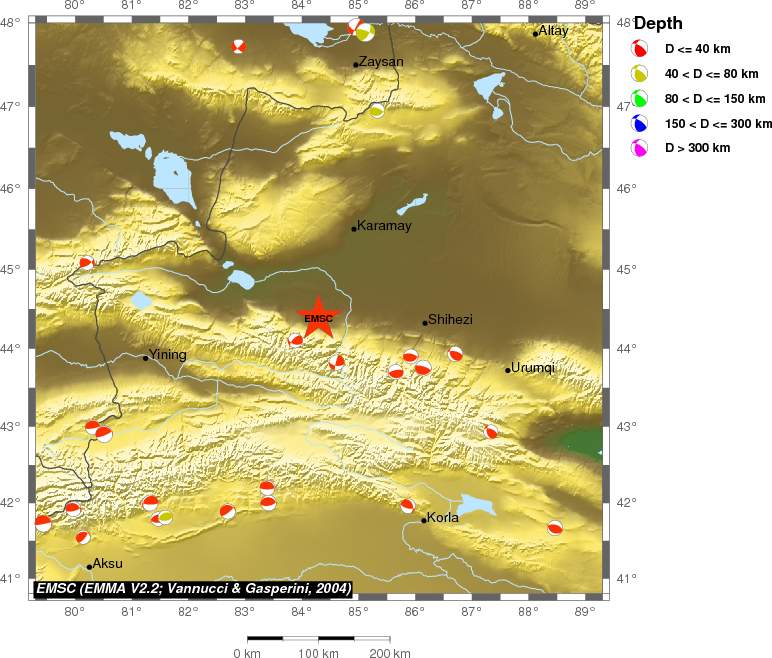 Regional moment Tensor