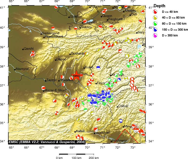 Regional moment Tensor