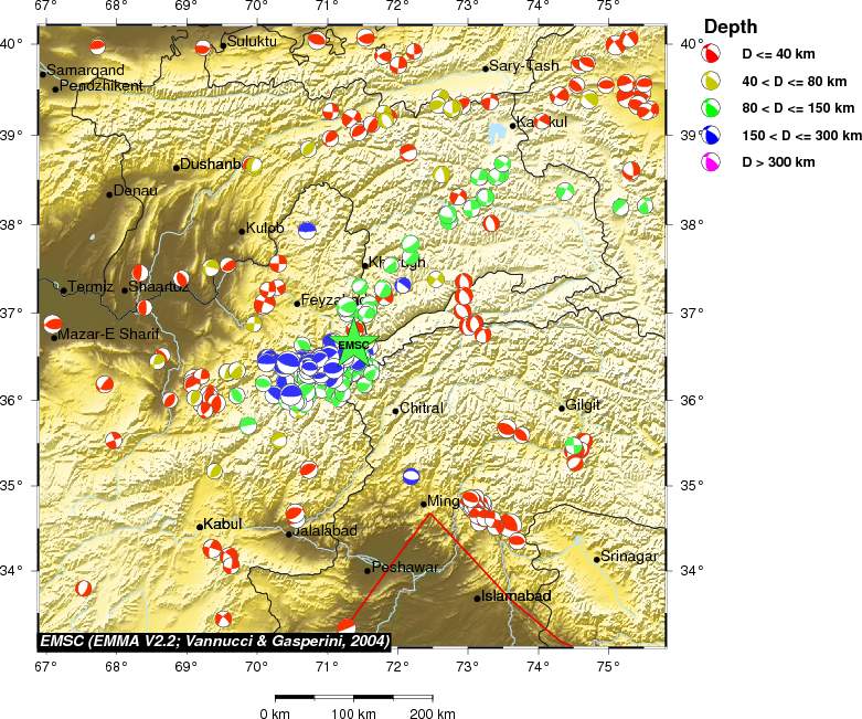 Regional moment Tensor