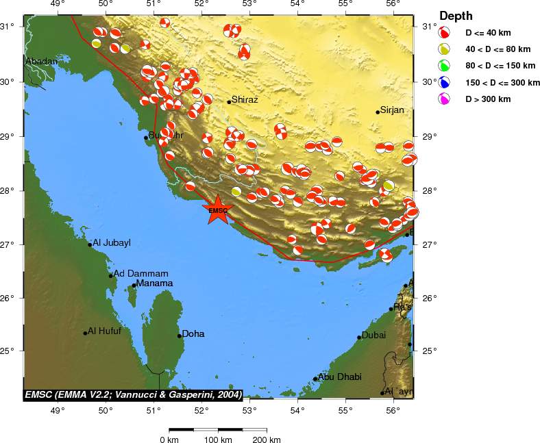 Regional moment Tensor