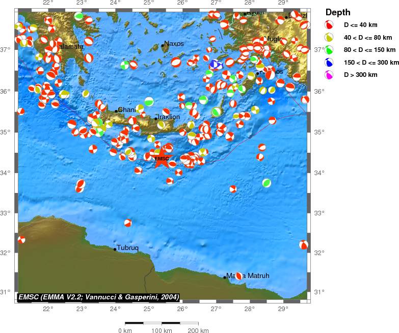 Regional moment Tensor