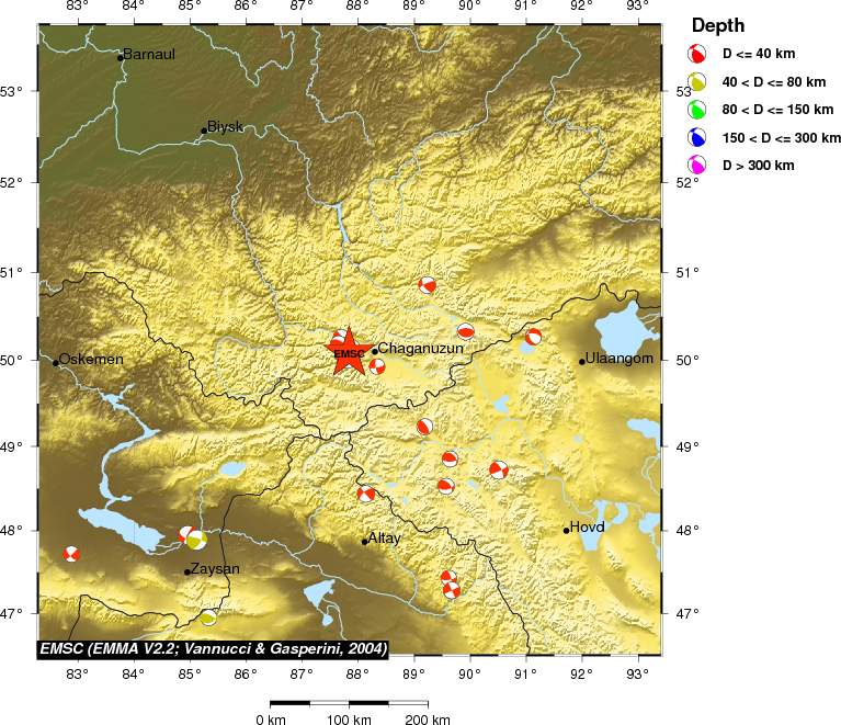 Regional moment Tensor