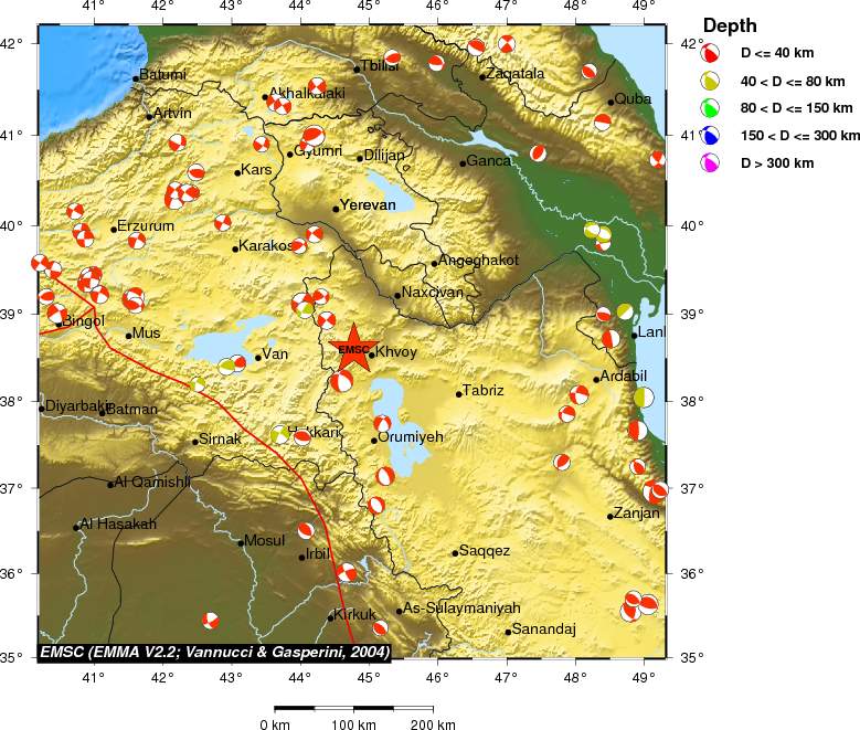 Regional moment Tensor