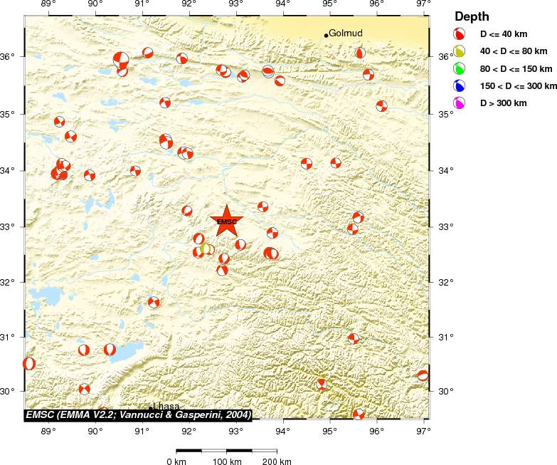 Regional moment Tensor