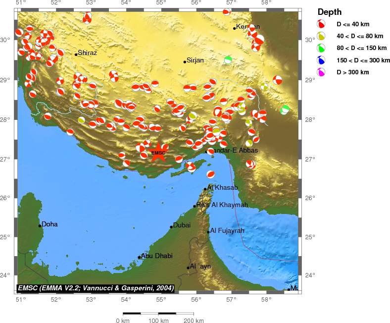 Regional moment Tensor
