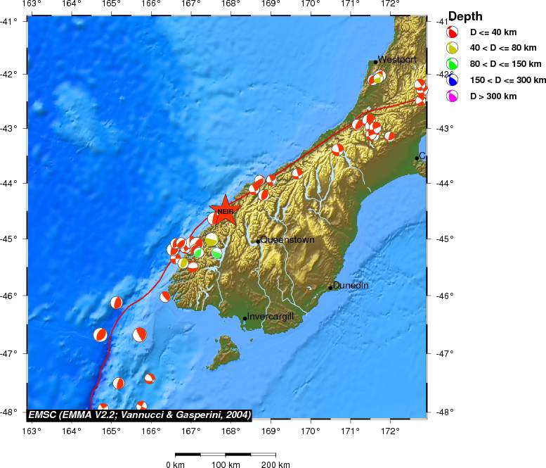 Regional moment Tensor