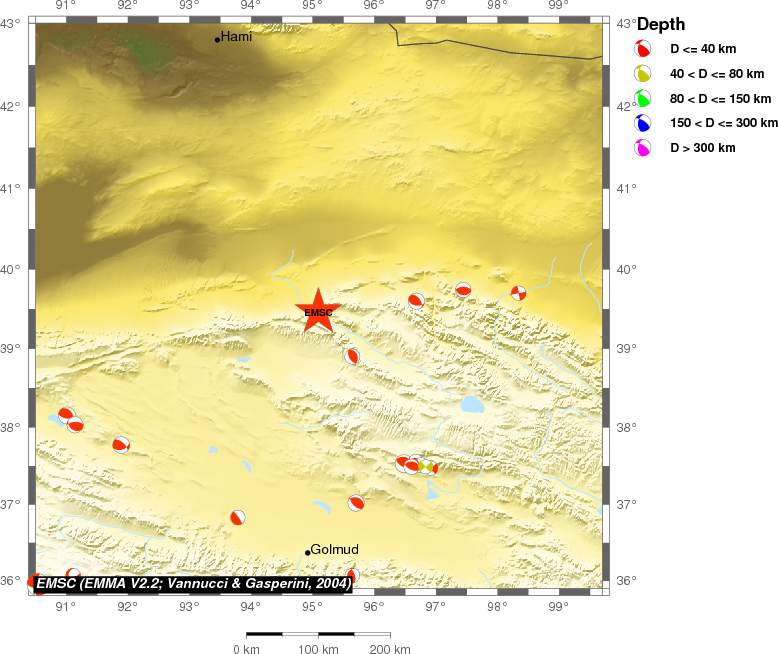 Regional moment Tensor