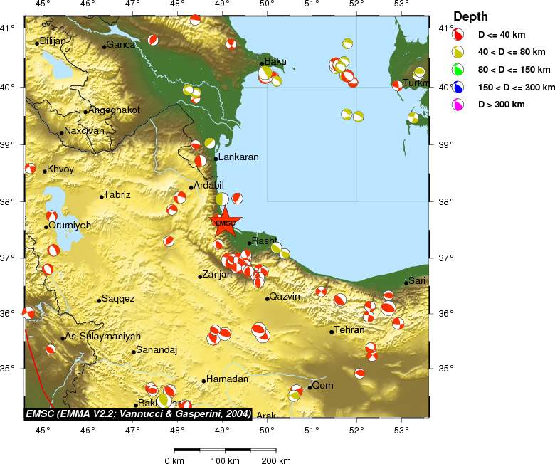 Regional moment Tensor