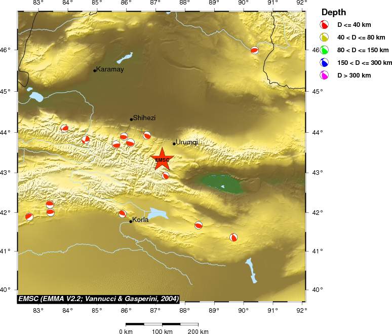 Regional moment Tensor
