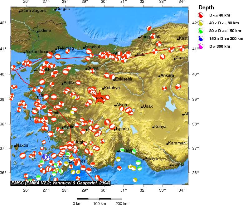 Regional moment Tensor