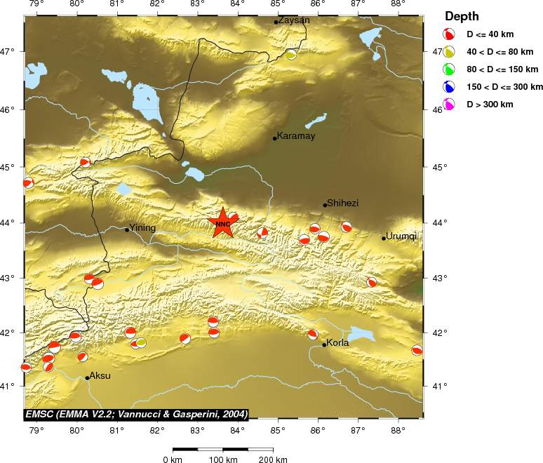 Regional moment Tensor