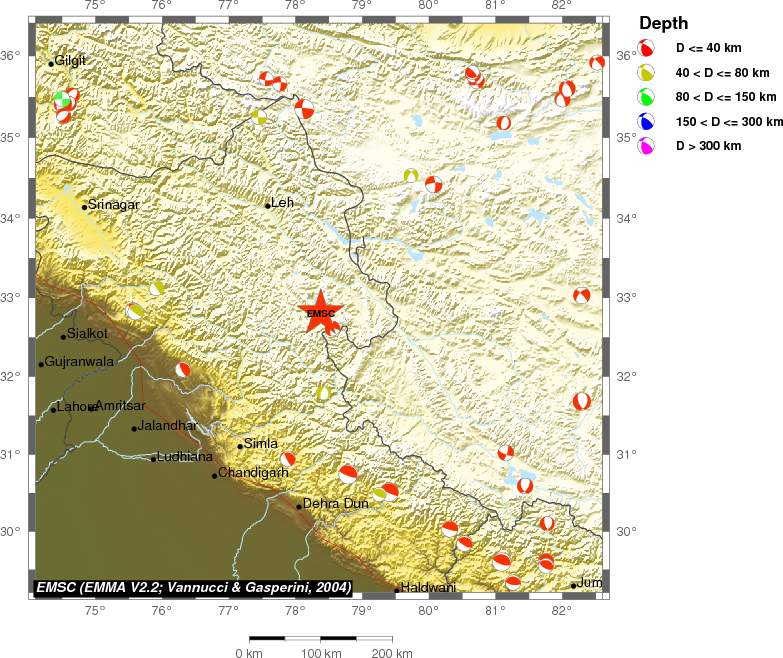 Regional moment Tensor