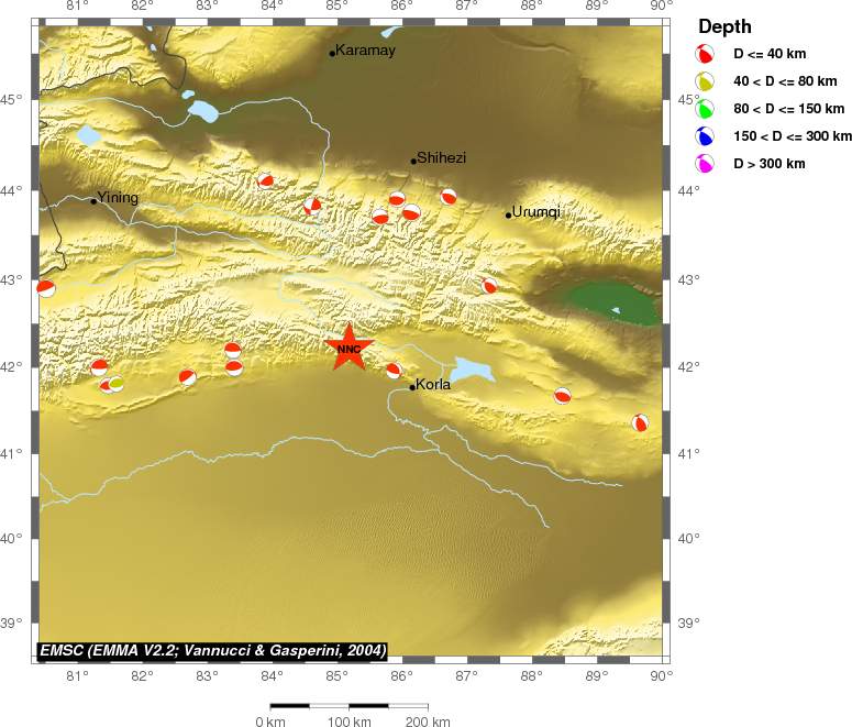 Regional moment Tensor
