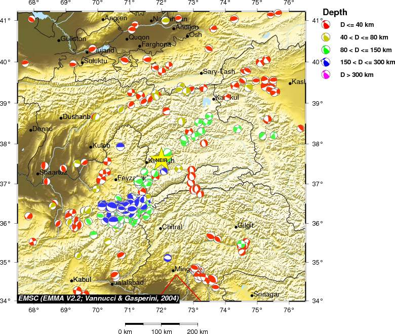 Regional moment Tensor