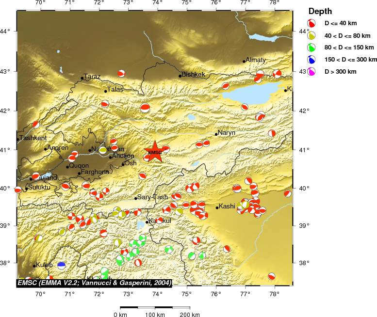 Regional moment Tensor