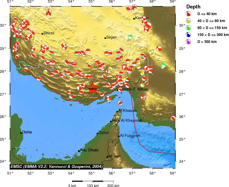 Regional moment Tensor