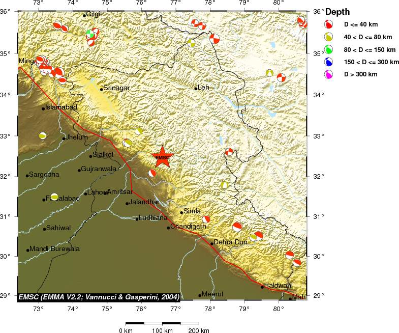 Regional moment Tensor