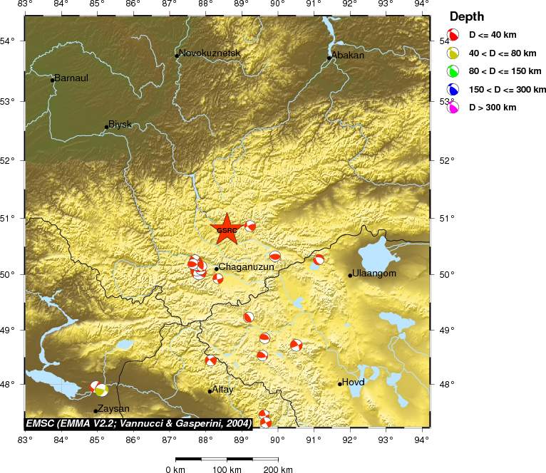 Regional moment Tensor