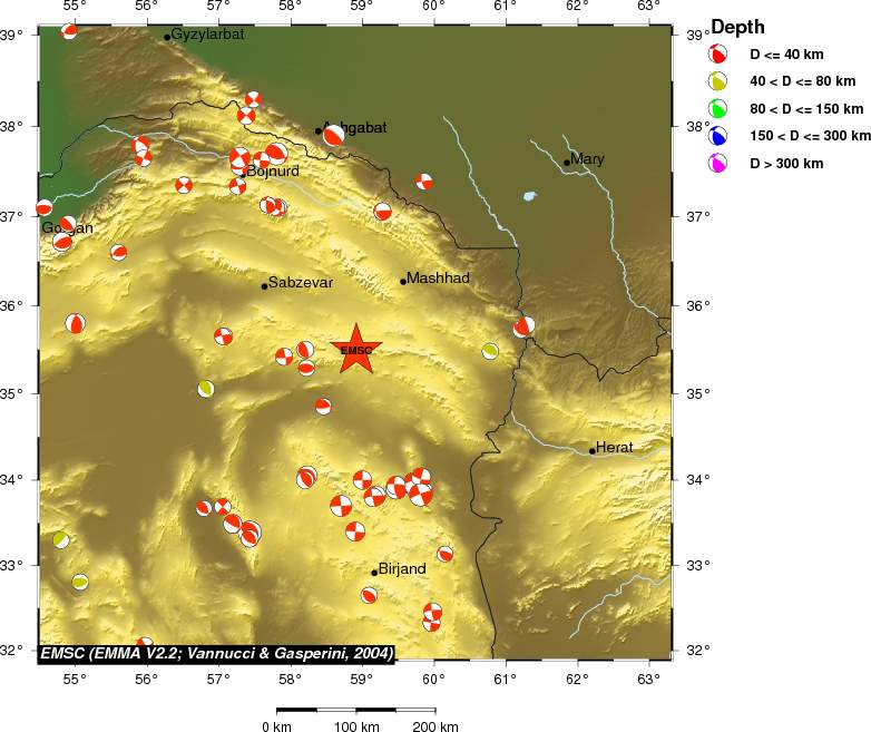 Regional moment Tensor