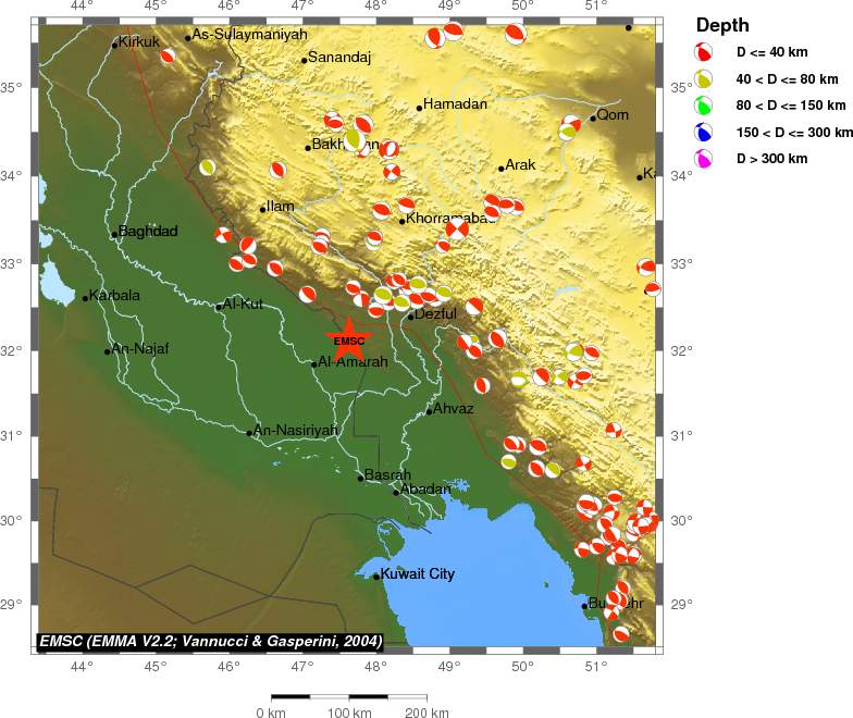 Regional moment Tensor