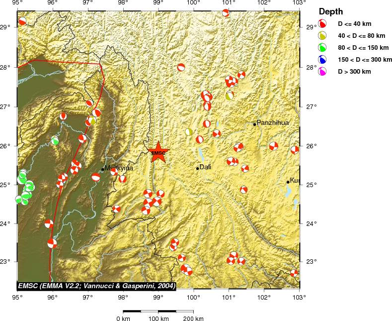 Regional moment Tensor