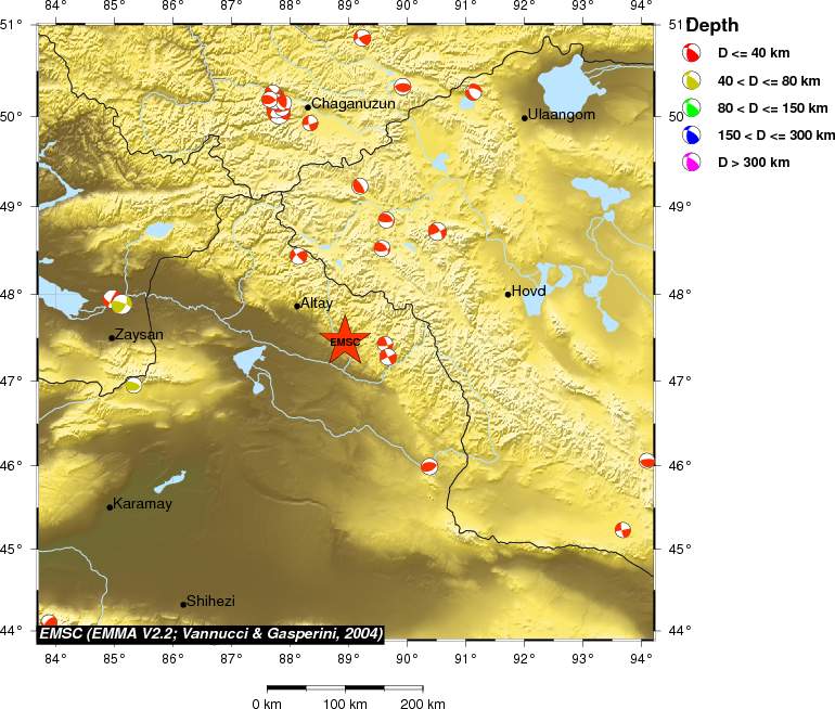 Regional moment Tensor