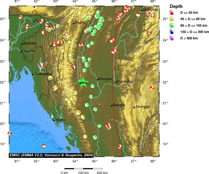 Regional moment Tensor