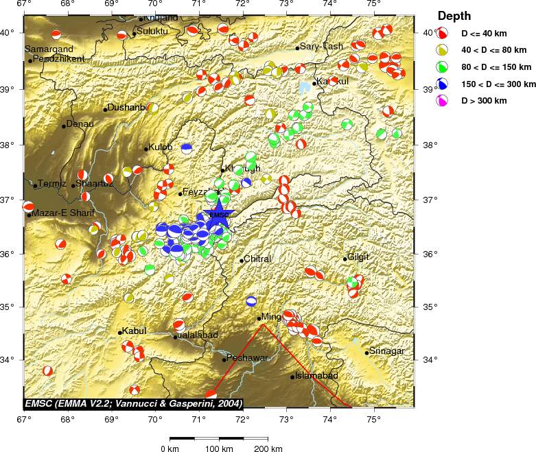 Regional moment Tensor