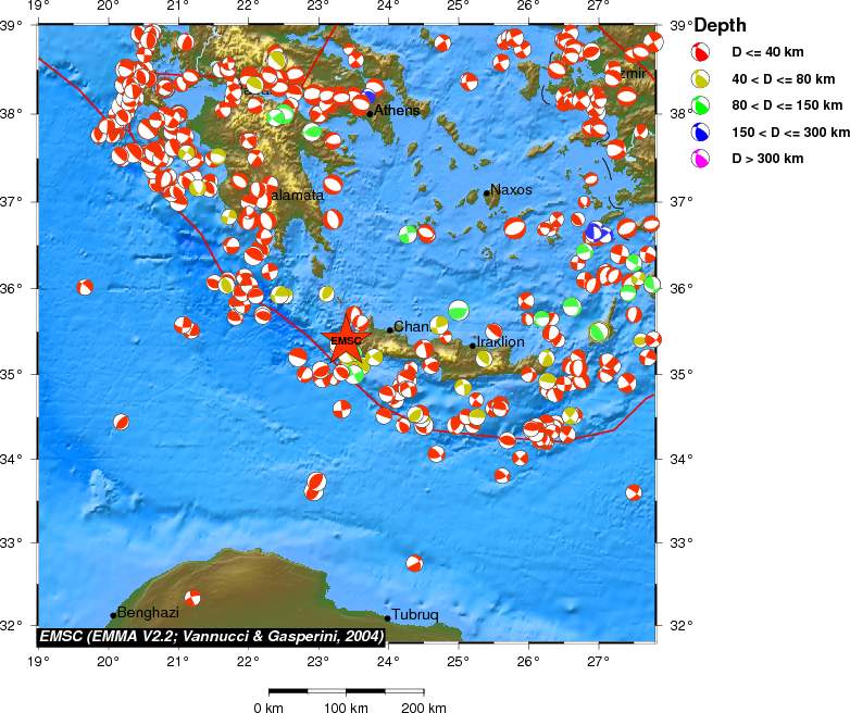 Regional moment Tensor