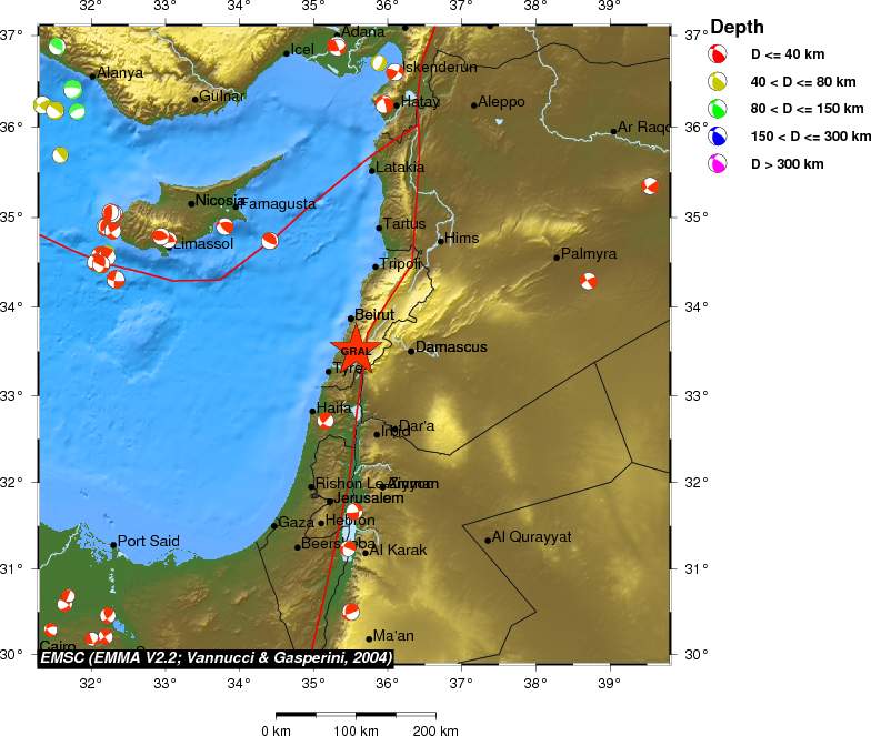 Regional moment Tensor