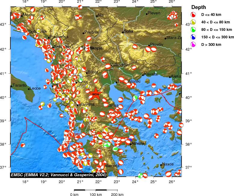 Regional moment Tensor