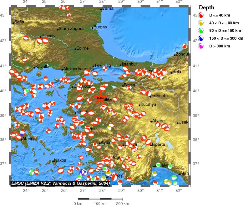 Regional moment Tensor